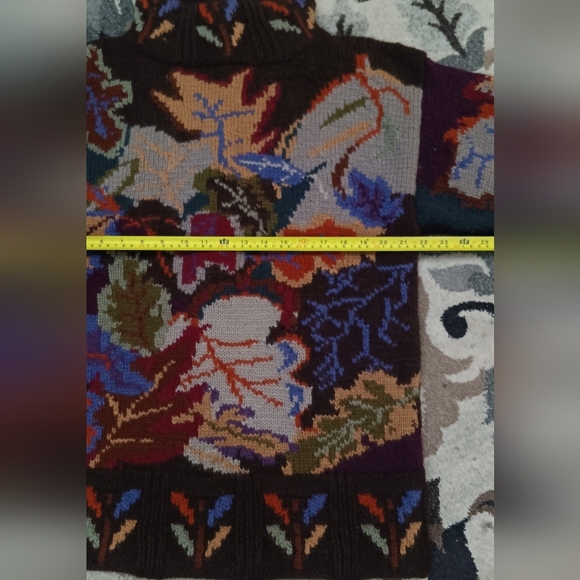 80s Sweater Wool Thick Knit Fall Winter Vintage Ski Jumper Hong Kong XL Pullover - Picture 8 of 11